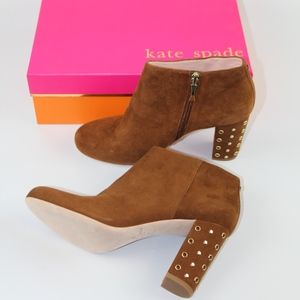Kate Spade New York Cirra Booties 9.5 Tobacco